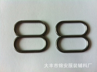 【供应内径2.4cm古银色锌合金8字扣 日字扣】价格,厂家,图片,扣类,大丰市锦安服装辅料厂-