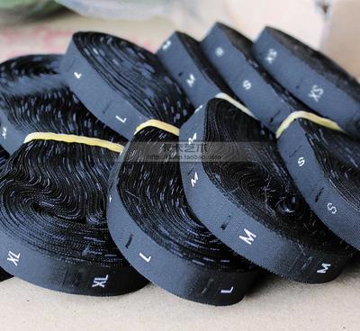 【织唛商标 尺码标现货 服装标签 服饰辅料 优惠 S-XXXX】价格_厂家_图片 -
